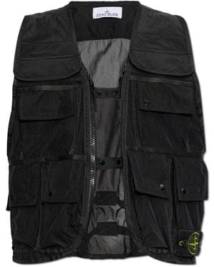 Stone Island Pocket Vest - Zwart
