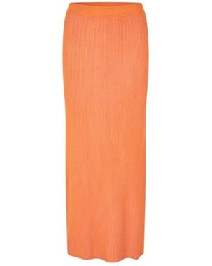 Samsøe & Samsøe Maxi Skirts - Naranja