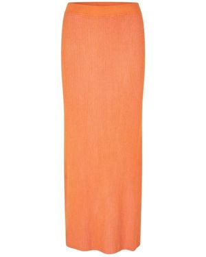 Samsøe & Samsøe Maxi Skirts - Naranja