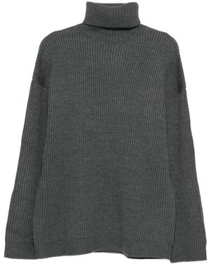 Entire studios Truien & Vesten ,Grijs ,Wol Chunky Turtleneck
