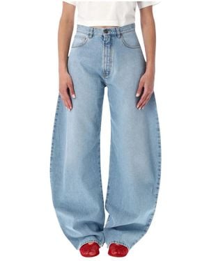 Alaïa Wide Jeans - Blue