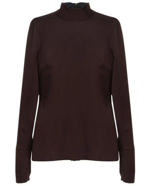 Thelatest Long Sleeve T-Shirts - Brown