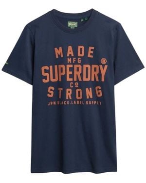 Superdry T-Shirts - Blue