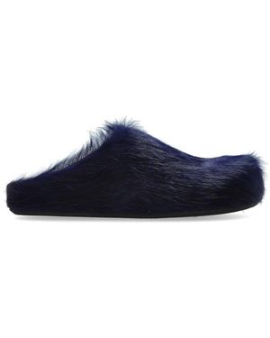 Marni Pelzhausschuhe - Blau
