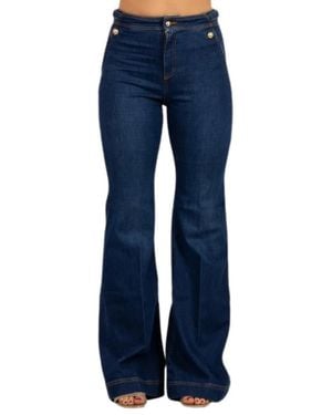 Nenette Flared Jeans - Azul