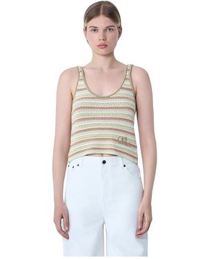 Chloé Sleeveless Tops - Bianco