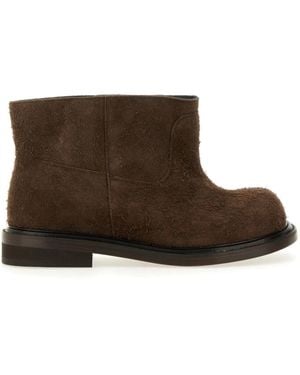 Moschino Stiefeletten Mit Runder Spitze - Braun