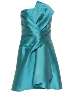 Alberta Ferretti Mikado Jurk - Blauw