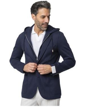 Eleventy Reisjas - Blauw