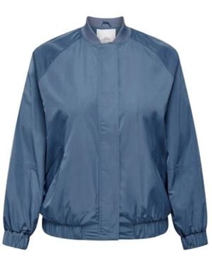 Only Carmakoma Bomber Jackets - Azul