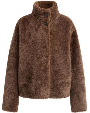 Arma Faux Fur & Shearling Jackets - Marron