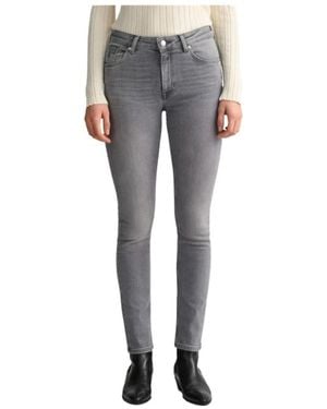 GANT Skinny Fit Jeans - Grey