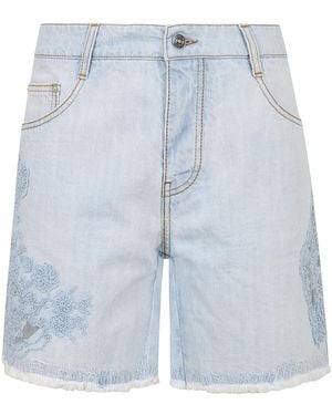 Ermanno Scervino Denim Shorts - Bleu