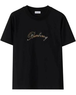 Burberry T-Shirts - Schwarz
