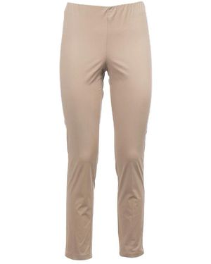 Le Tricot Perugia Slim-Fit Trousers - Natural