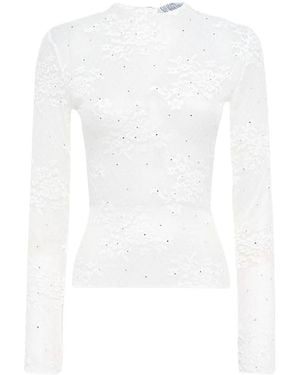 GIUSEPPE DI MORABITO Long Sleeve Tops - Blanco