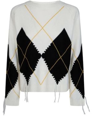 Pinko Trui Met Ronde Hals - Zwart