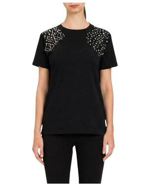 Twinset Tops ,Zwart ,T-Shirt