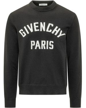 Givenchy Round-Neck Knitwear - Negro