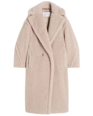 Max Mara Double-Breasted Coats - Neutro