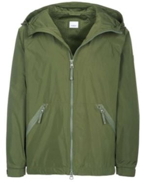Burberry Grüner Damen Windbreaker Stilvoll Und Vielseitig