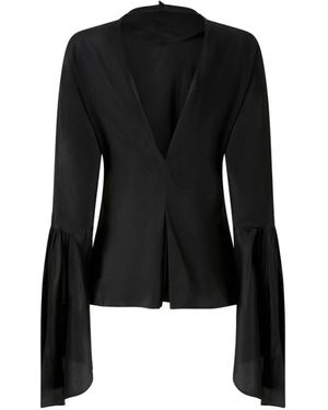 Pinko Acetat Casual Hemd - Schwarz