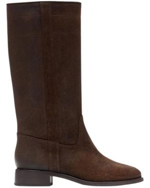 SCAROSSO High Boots - Brown