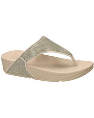 Fitflop Lulu Shimmerglitz Toe-Post - Metallic