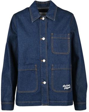 Maison Kitsuné Denim Jacket - Blauw
