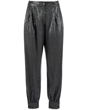 Nenette Straight Pants - Gray
