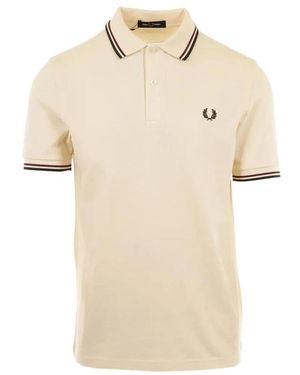 Fred Perry M3600 Twin Tipped Polo - Naturel