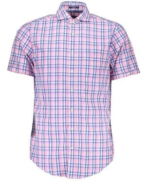GANT Short Sleeve Shirts - Purple