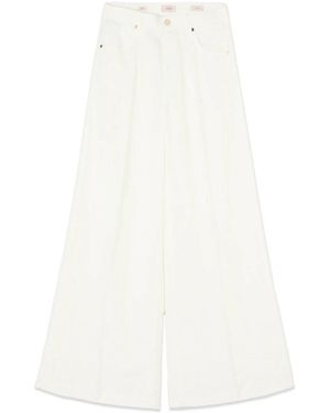 Oltre Wide Trousers - Blanco