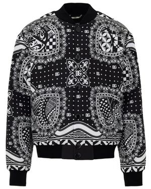Dolce & Gabbana Bomber Jackets - Black