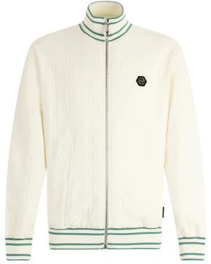 Philipp Plein Zip-Throughs - White