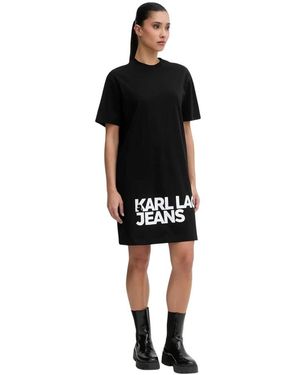 KARL LAGERFELD Short Dresses - Negro
