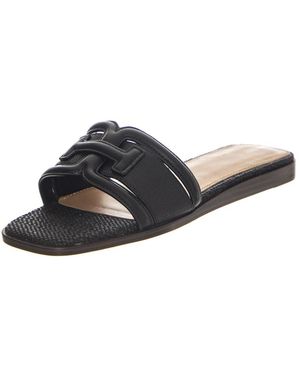 Sam Edelman Leather Slider - Schwarz