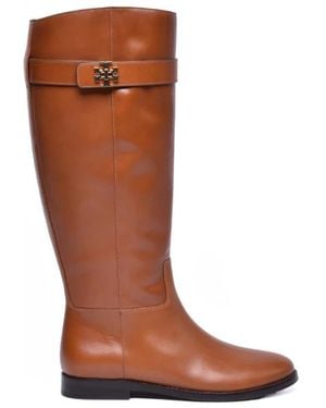 Tory Burch High Boots - Brown
