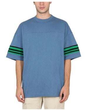 Ambush Tops ,Blauw ,Rib T-Shirt Ss