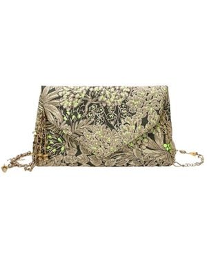 Dries Van Noten Mittlere Umschlagtasche Mit Kette - Grün