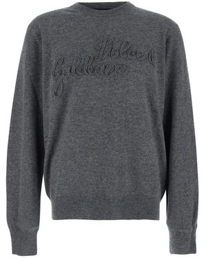 Dolce & Gabbana Graue Logo Pullover