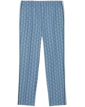 Lacoste Pantalone Tuta Monogram - Blauw