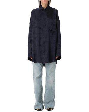 Balenciaga Shirt Dresses - Blauw