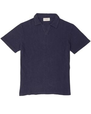 Officine Generale Polo Shirts - Blue