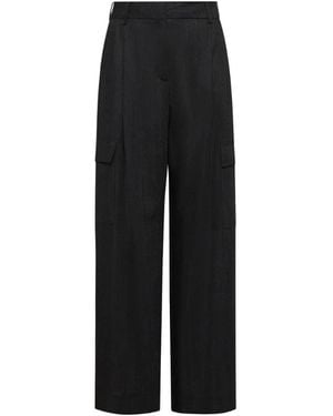 Marella Wide Trousers - Black