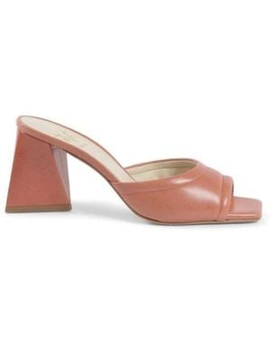 19V69 Italia by Versace Heeled Mules - Pink