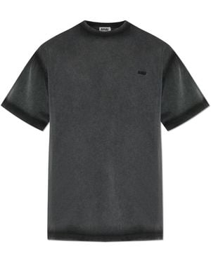 AVAVAV T-Shirt Mit Gesticktem Logo - Schwarz
