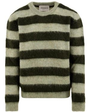 Amaranto Round-Neck Knitwear - Verde