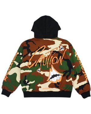 Chrome Hearts Camo Hoodie Zusammenarbeit Matty Boy - Grün