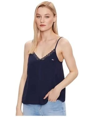 Tommy Hilfiger Sleeveless Tops - Blue
